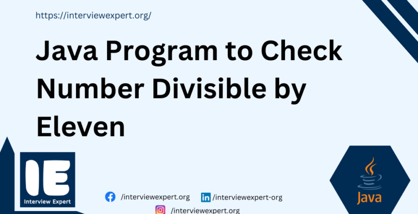 Java Program to Check Number Divisible by Eleven