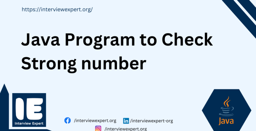 Java Program to Check Strong number