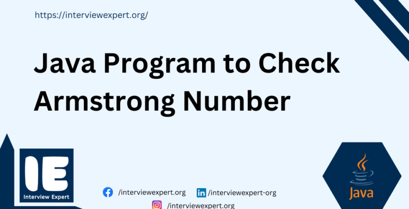 Java Program to Check Armstrong Number